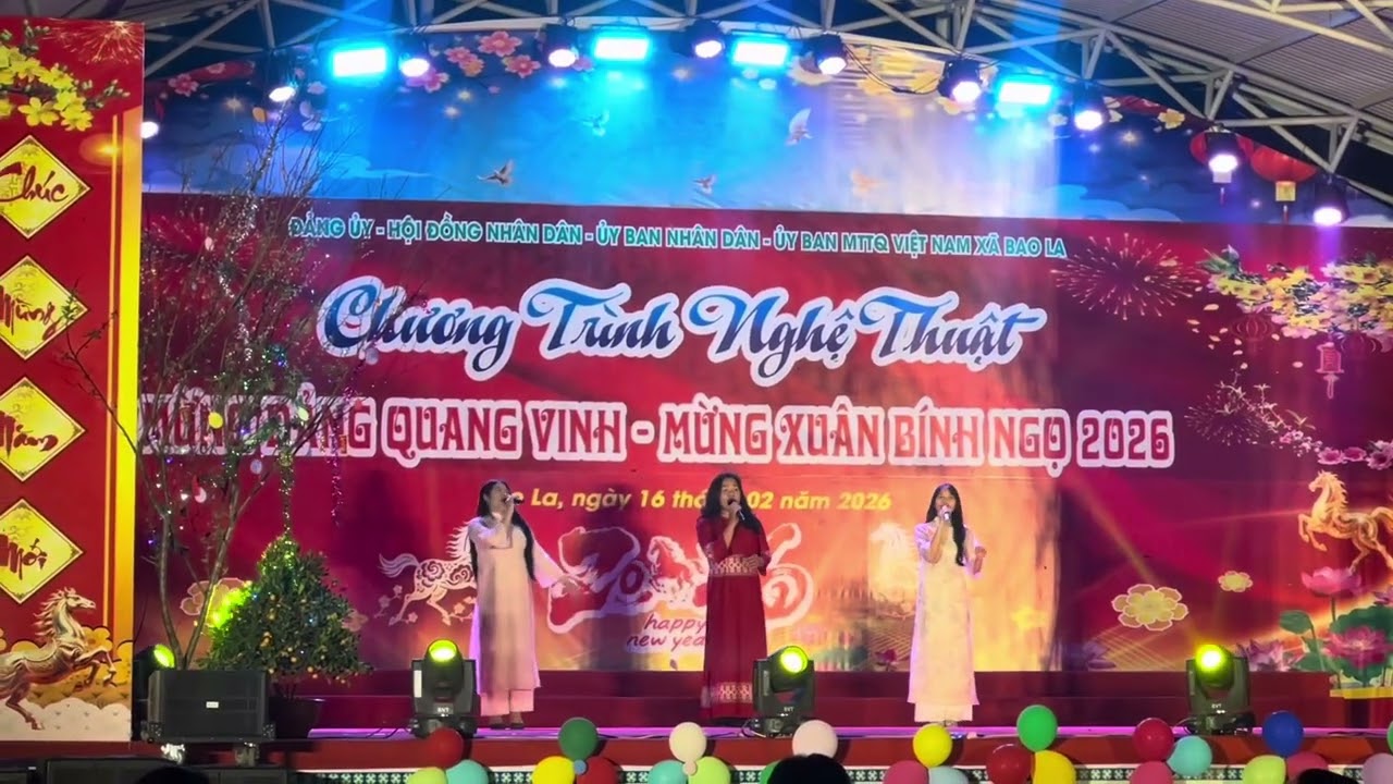 Mùa xuân trên quê hương_Tam Ca_ Khánh Chi-Hà Trang-Quỳnh Diễm