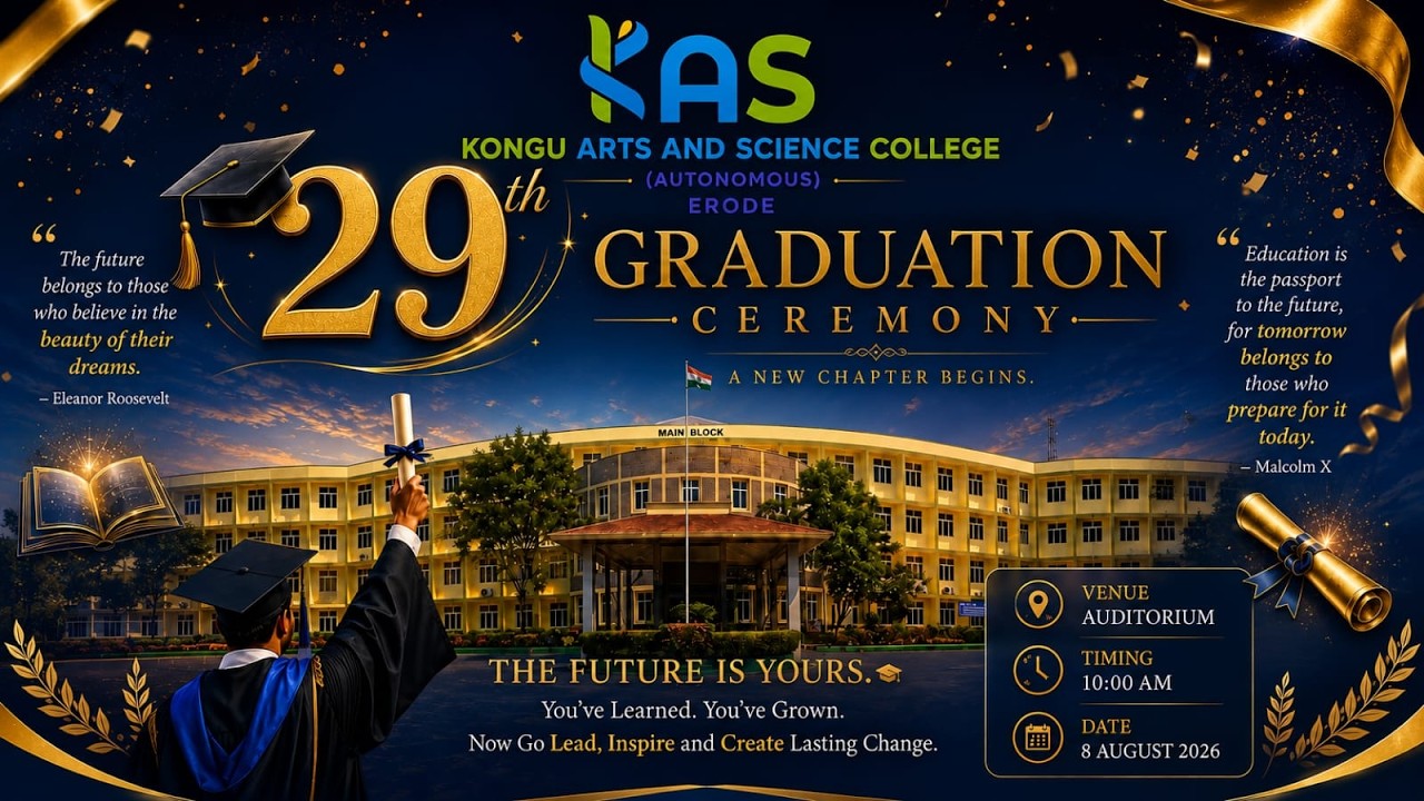 29th Graduation Ceremony | KAS Erode | A New Chapter Begins | 8 August 2026
