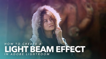 Creating Light Beam Effect in Lightroom with the Adjustment Brush Tool