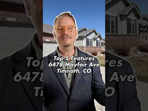 5 Features of 6478 Mayfair Ave, Timnath, CO home video tour