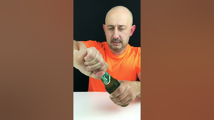 How to open without a bottle opener