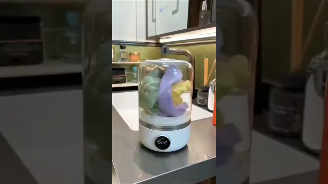 Mini Wireless Washing Machine – Portable Laundry Hack!