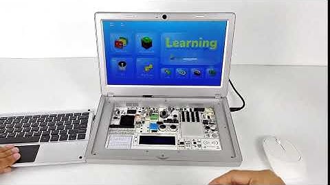 What can CrowPi2 do? │Set it up as a laptop.