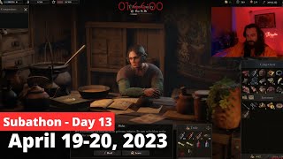 Uncapped Subathon Day 13 Release me from this prison; hours (6-End) [Wartales, League of Legends]