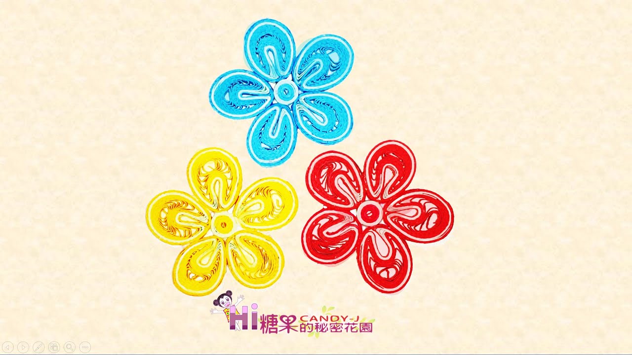 花材捲紙藝術｜Floral Paper Quilling Art - YouTube