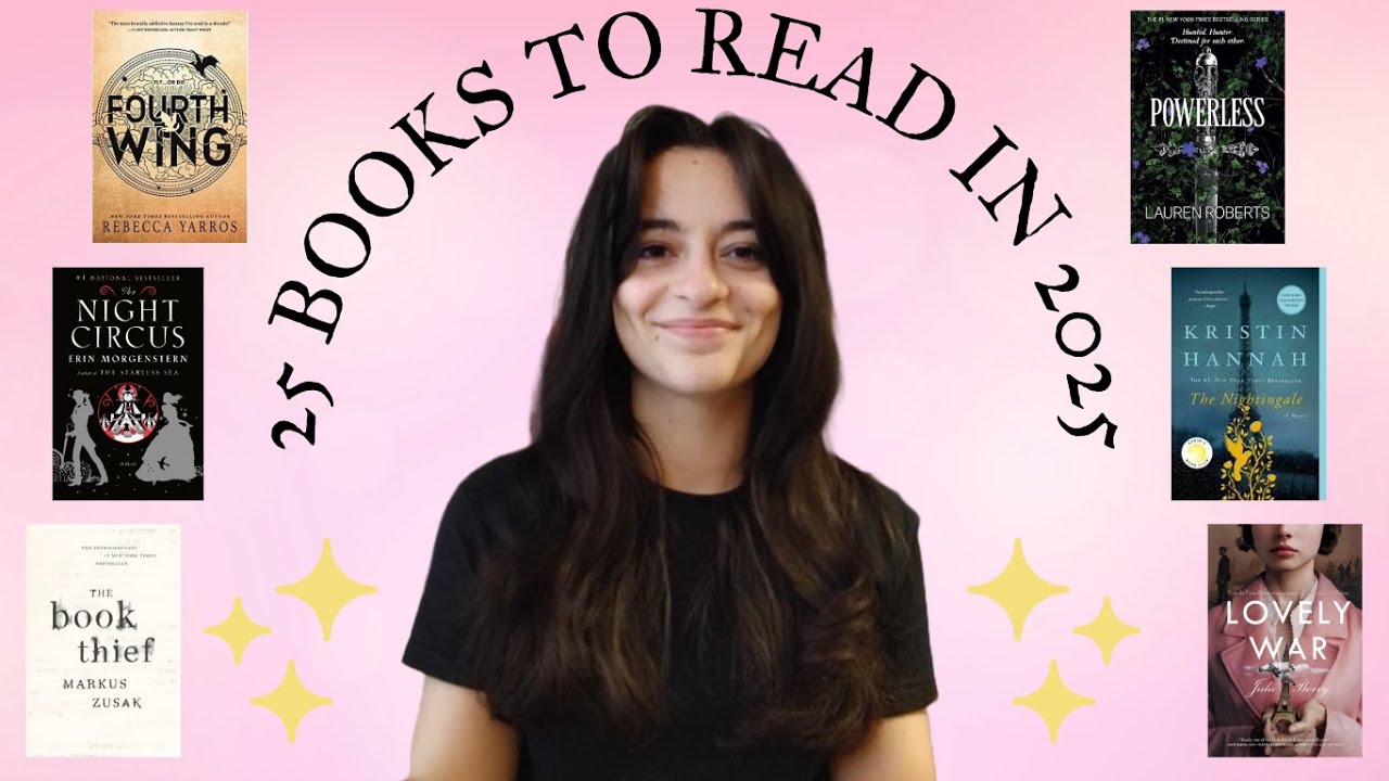 25 BOOKS TO READ IN 2025 - YouTube
