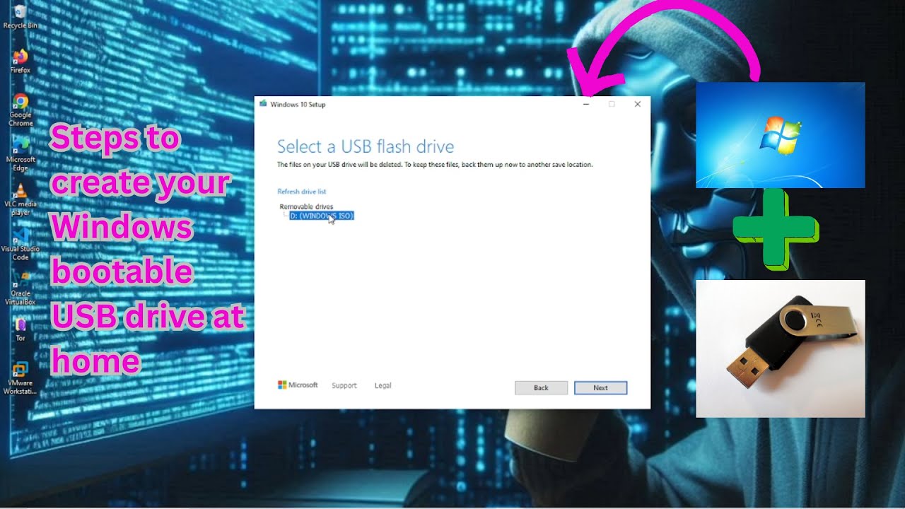 How to create a Windows bootable USB drive for your PC - YouTube