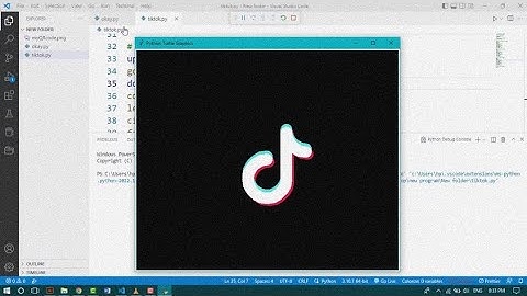Draw tik tok logo by python turtle graphics. #pythonturtlegraphics  #pythontutorial
