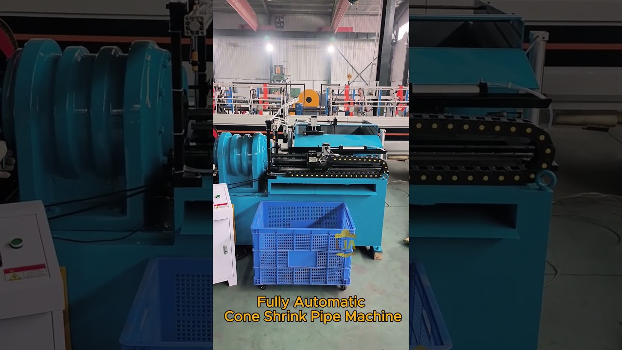 Conical Pipe End Shrinking Machine Pipe Taper Reducing Machine With Low Noise 