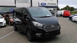 Pye Motors - Ford Tourneo Custom Titanium - Agate Black - YouTube
