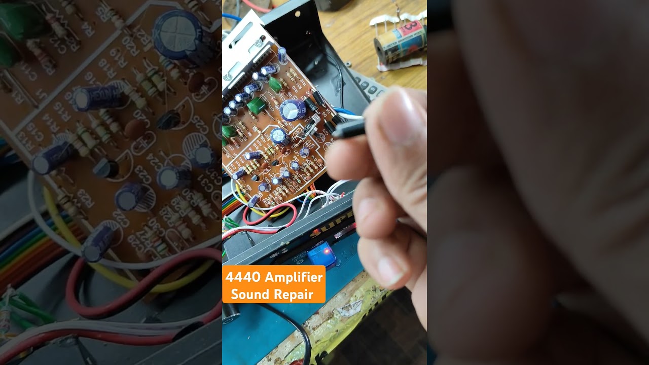 4440 Amplifier Sound Repair  || 4440 ic amplifier repair,how to repair 4440 ic amplifier