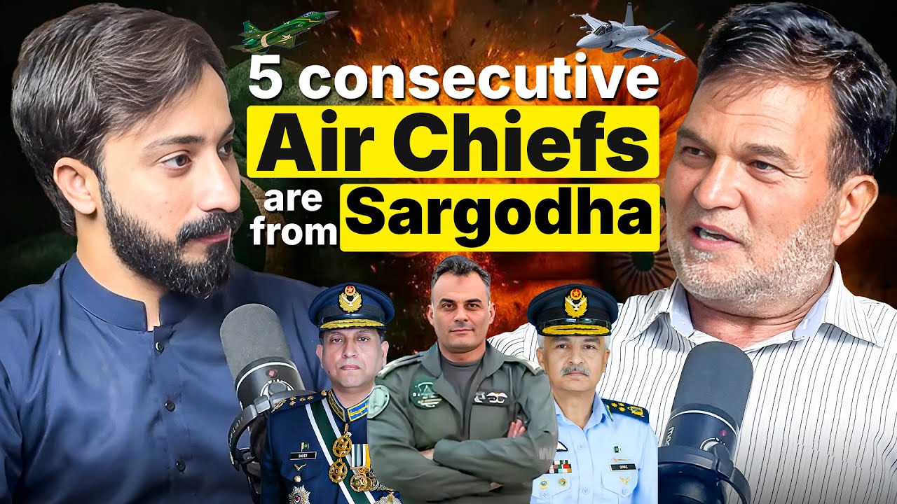 5 Consecutive Air Chiefs are from Sargodha | Ft.  Squadron Leader (R) Tasawwar Aalam Awan