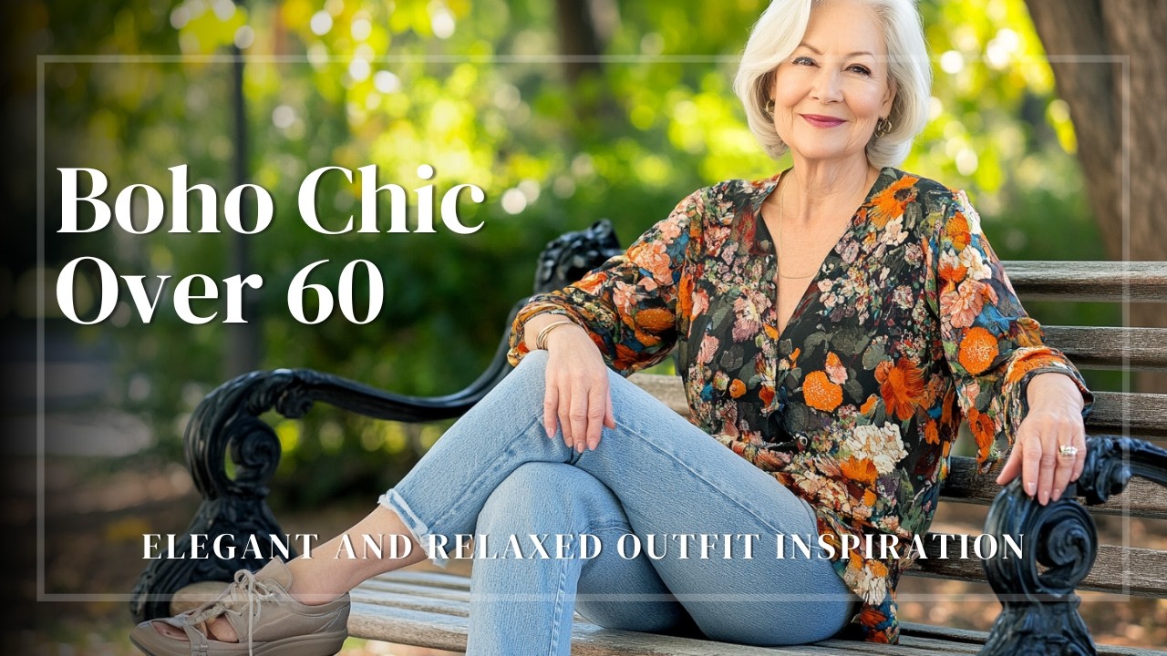 Бохо-шик для людей старше 60 лет: элегантные и непринужденные образы