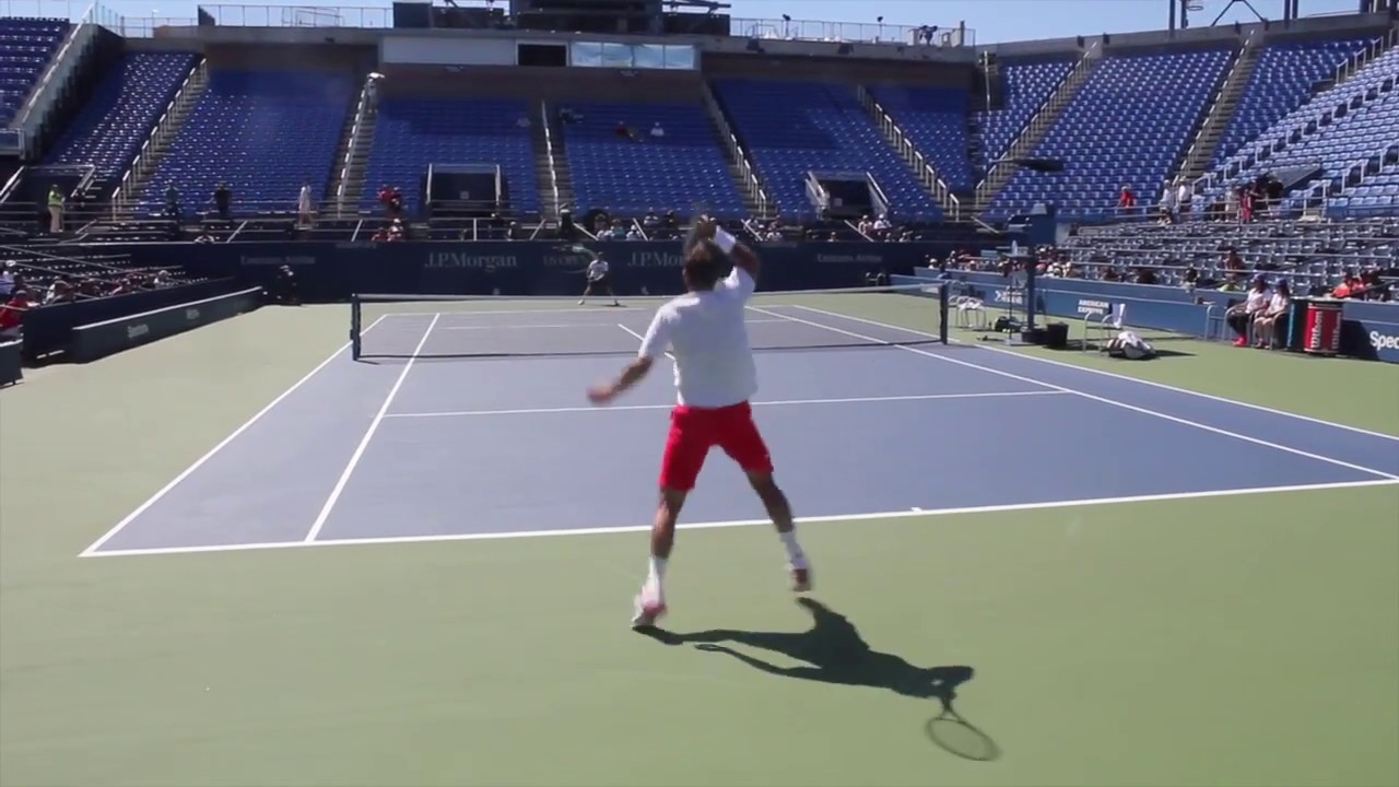 Radek Stepanek practice (Us Open 2016)