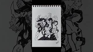 Kokushibo Final Form Manga Drawing Resimi