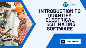 Introduction to Quantify Electrical Estimating Software