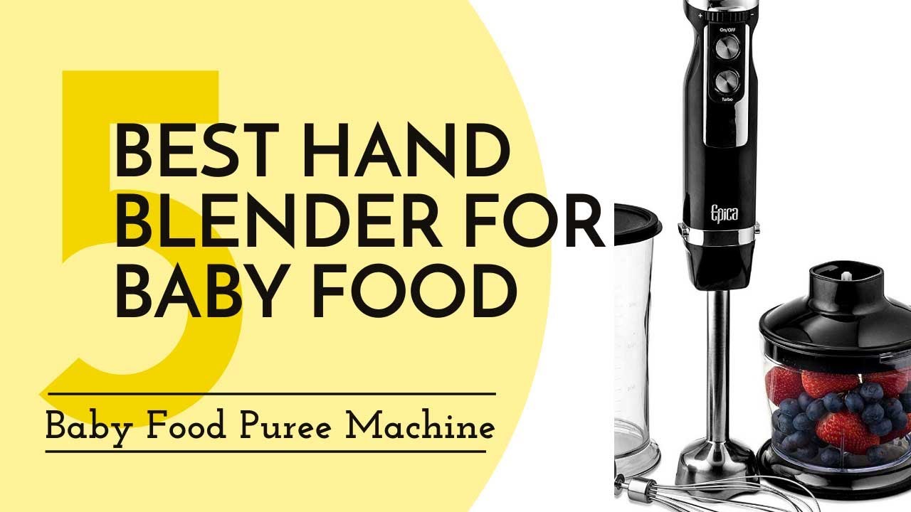JAMAKY Hand Blender Baby Food Machine 1000W High Power Multi-Speed Low  Noise for Baking Baby Supplement Garlic Puree Jam Puree Tomato Sauce Meat  Sauce