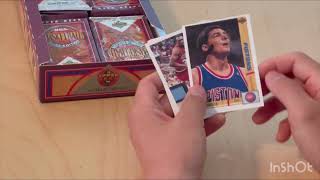 Opening a box of 1991-92 Upper Deck Basketball!