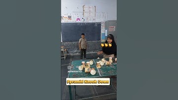 pyramid Knock Down / fun game/ classroom games #school