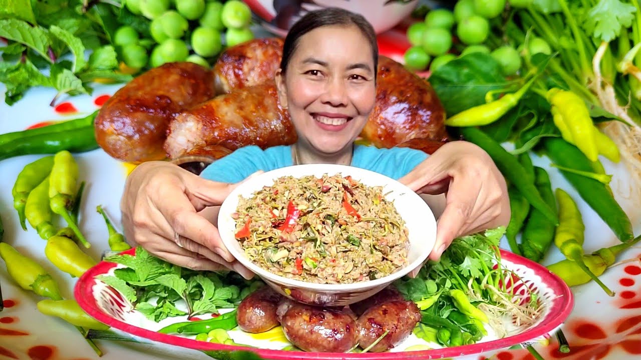 ซุปผักติ้ว ไส้กรอกอีสาน เมนูง่ายๆบ้านๆแต่เจริญอาหารคือเก่าจ้า 02-03-69