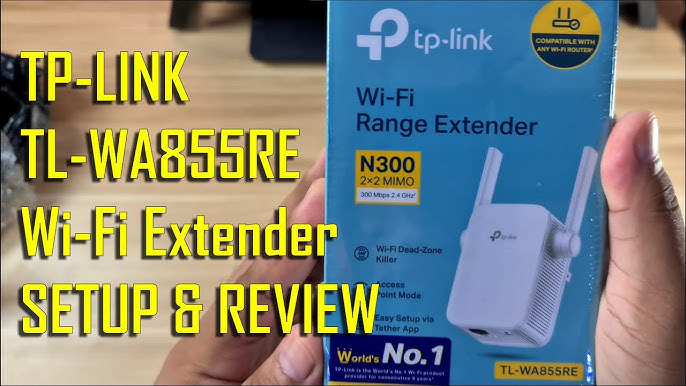 REPETIDOR WIRELESS N TP-LINK TL-WA855RE DE DOS ANTENAS