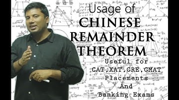 ANC way of solving Remainder  problems in less than one minute