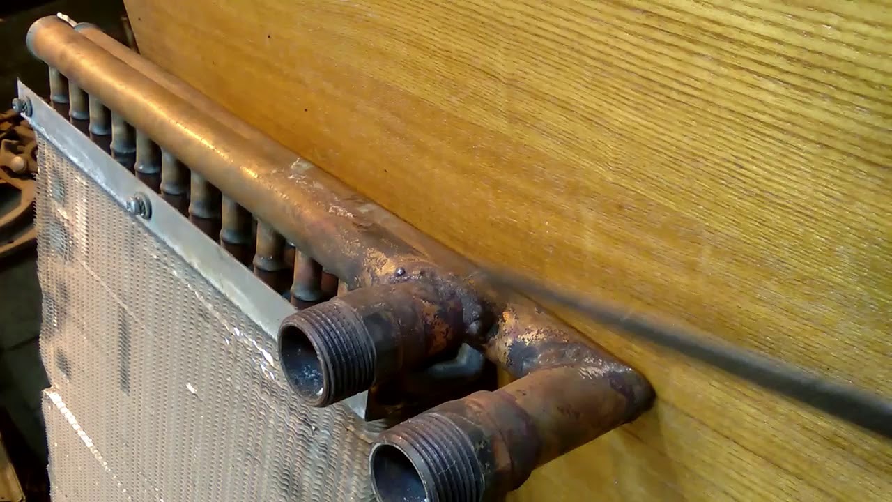 Радиатор из медной трубки