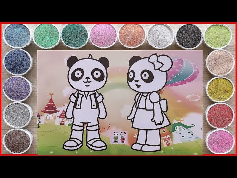 Video TÔ MÀU TRANH CÁT GẤU KIKI VÀ MIUMIU CÙNG BÉ NGỌC TUỆ... - youtube