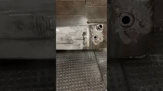 Pressure Washing The Rust And Paint Off An Old Tractor Fuel Tank After A Chemical Dip. #Satisfying