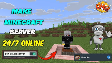 How To Make Free Minecraft Server 24x7 | Best Free 24/7 Minecraft Server | Easy To Make Always On 😱😱