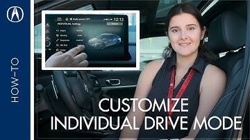 How To Customize Your Individual Drive Mode on the 2023 Acura Integra