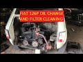 How to change the oil and clean the oilfilter on a Fiat 126P