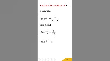 Laplace Transform of exponential function