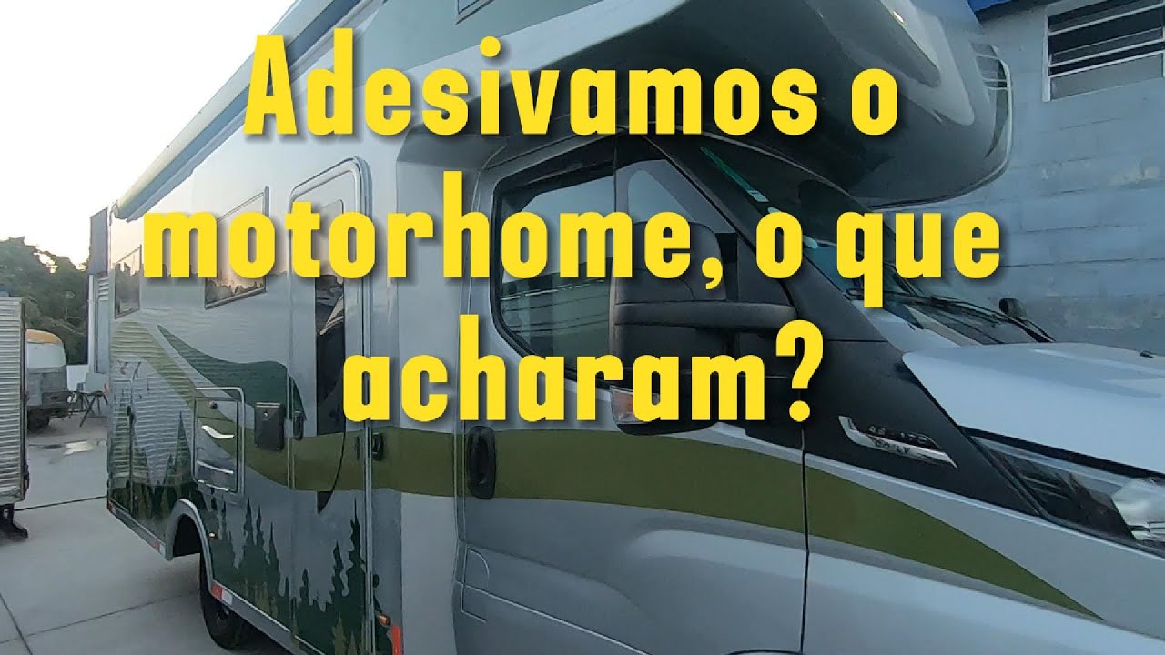 Mudança no visual do motorhome, o que acharam?