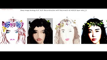 Deep Image Analogy | PatchMatch | NNF | VGG19 | Image Generation | Visual Attribute Transfer| python
