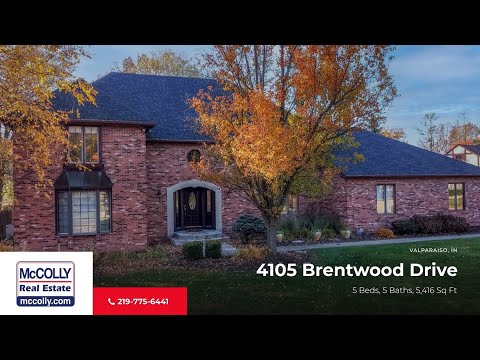 4105 Brentwood Drive, Valparaiso, IN home video tour