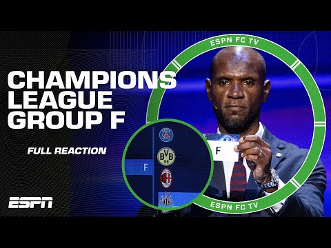 CHAMPIONS LEAGUE DRAW: Group F reaction 👀 &#39;THE TOUGHEST GROUP!&#39; | ESPN FC