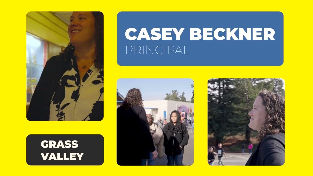 Meet Grassvalley Elementary School Principal Casey Beckner