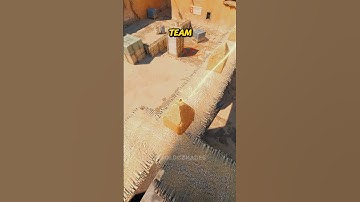 B SITE GIANT SMOKE ON DUST 2 #shorts #cs2