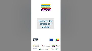 Déposer une fichier sur Moodle en tant qu