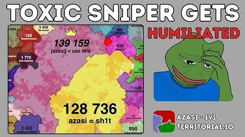 TOXIC SNIPER gets HUMILIATED| Territorial IO one-vs-one