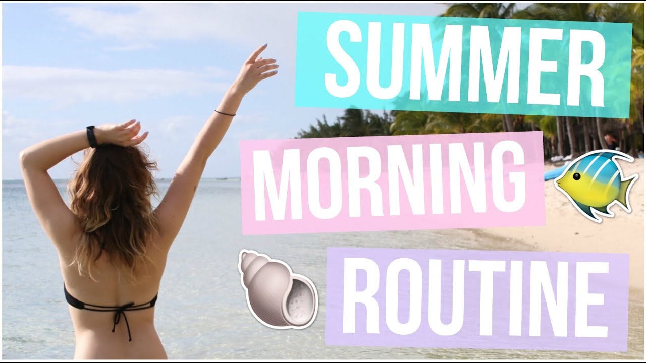 [ GRWM n°35 ] : MORNING ROUTINE SUMMER 2016 !