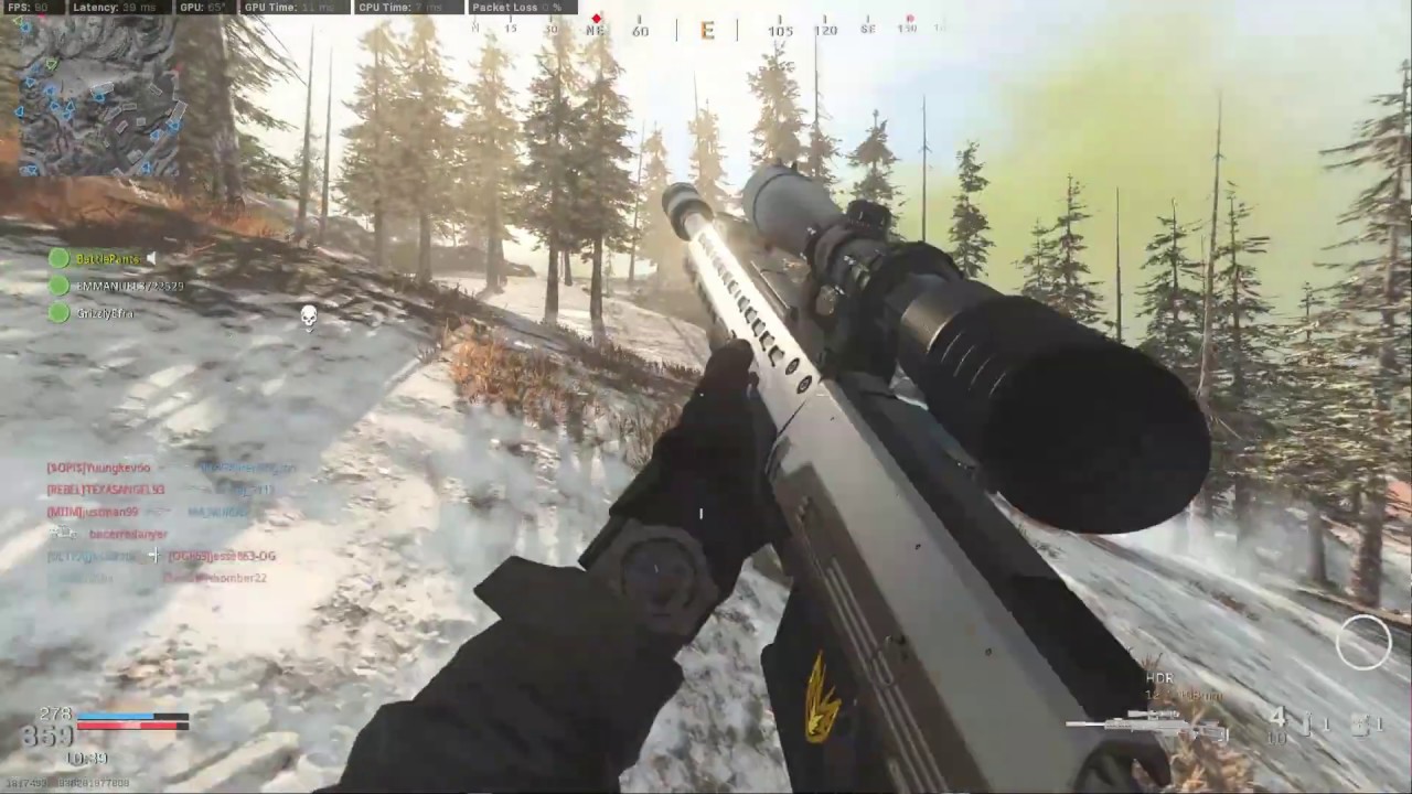 Warzone Rumble - HDR SNIPER CLIP