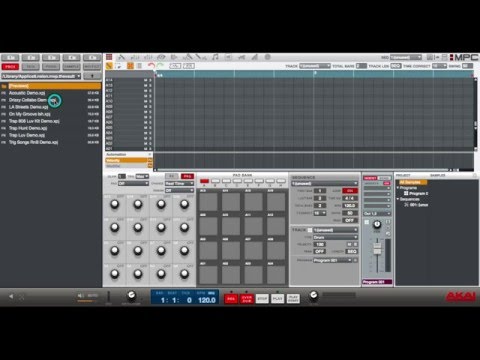 AKAI MPC TOUCH #1 | Browser-1 "Load of Project"