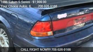 Match Highlights 1998 Saturn S Series SL2 for sale in Crestwood, IL 60445 at