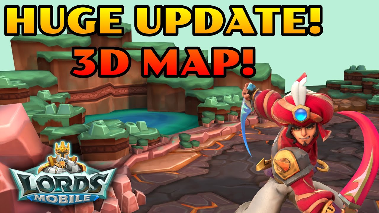 3D MAP UPDATE! + 31 MILLION TROOPS ZEROED - Lords Mobile 