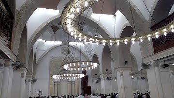 تلاوة مرئية لما تيسرمن سورة المؤمنون للشيخ محمود خليل القارئ  من رحاب مسجد القبلتين بالمدينة المنورة