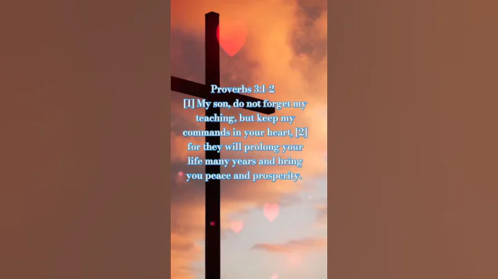 God Words !!Bible Verse !! Proverbs 3:1-2 !!
