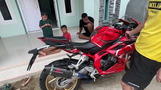 Tes knalpot DX generation Full sistem di CBR 250 RR