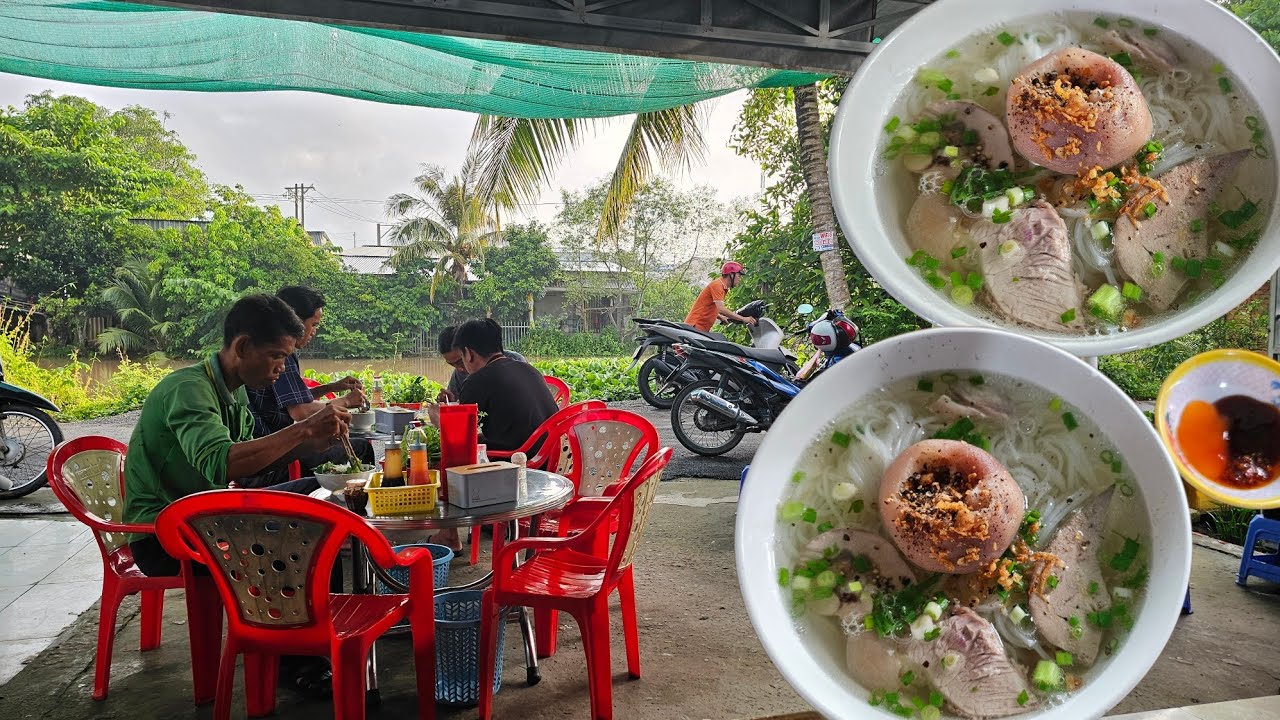 Có lẽ đây là quán Hủ tiếu Sa Đéc rẻ nhất tôi từng ăn quán quê dân dã miền tây thật thanh bình